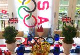 Olympic themed Birthday Party Decorations Olympic Party Decorations Party Ideas Pinterest Olympics
