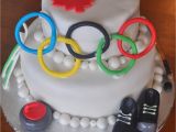 Olympic themed Cake Decorations Sew Lah Tea Dough Winter Olympic Birthday Cake 2 Tiers Red Velvet