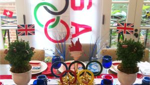 Olympic themed Party Decorations Olympic Party Decorations Party Ideas Pinterest Olympics
