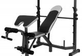 Olympic Weight Bench with Squat Rack Amazon Com Multi Function Olympic Workout Bench W Adjustable Squat