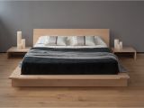 On the Floor Bed Frame oregon Low Platform Bed solid Wood Natural Bed Co Bed Frame