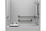 One Piece Bathtub and Surround Ada Tub Shower Bination 60×32 E Piece Ada Tub with