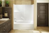 One Piece Bathtub and Surround Upstairs Bath Tub Shower Surround Fiberglass E Piece