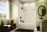 One Piece Bathtub and Wall Unit E Piece Shower Units with Seat Shelves and Tub
