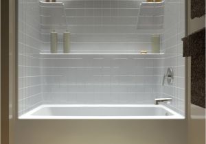 One Piece Bathtub and Wall Unit Menards Shower Stalls E Piece Tub Units Home Depot Bo