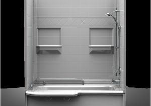 One Piece Bathtub and Wall Unit Tub and Shower Bo Acrylic Units Enclosed E Piece
