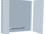 One Piece Bathtub Enclosures Tub Surround 3 Piece Tiled Bath Tub Shower Wall Enclosure