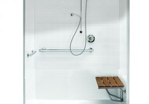 One Piece Bathtub Shower Unit Ada Compliant Shower Stalls Kits Showers the Home Depot