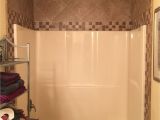 One Piece Bathtub Shower Unit Tile Around Fiberglass Shower Tub Bathroom Pinterest Bathroom
