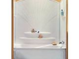 One Piece Bathtub Wall Kit Maax Elan 5 Piece Bathtub Wall Kit 48 61 In L X 30 32