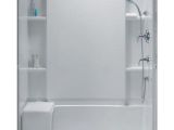 One Piece Bathtub Wall Sterling Accord 36 In X 60 In X 55 1 8 In Bath Shower