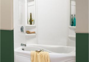 One Piece Bathtub Wall Surround Best 25 E Piece Tub Shower Ideas On Pinterest