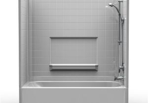 One Piece Bathtub with Walls Accessible Bestbath Tubs and Wall Kits 60×30 4 Piece Tub