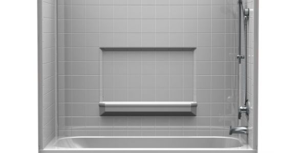 One Piece Bathtub with Walls Accessible Bestbath Tubs and Wall Kits 60×30 4 Piece Tub