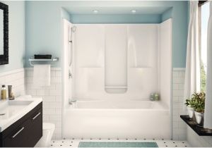 One Piece Bathtub with Walls Aker Sbw 3672 E Piece Gelcoated Fiberglass Tub Shower