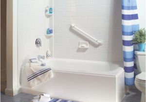 One Piece Bathtub with Walls Two Wall Tub Bathroom Ideas Pinterest