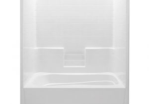 One Piece Bathtubs Aquatic Everyday 60 In X 42 In X 74 In Right Drain 1