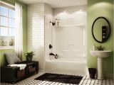 One Piece Bathtubs E Piece Shower Units with Seat Shelves and Tub