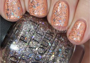 Opi Rose Of Light Opi Spring 2014 Spotlight On Glitter Collection Swatches Review