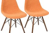 Orange and Grey Accent Chair Lumisource Brady Duo orange Grey and Espresso Accent Chair