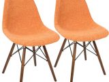 Orange and Grey Accent Chair Lumisource Brady Duo orange Grey and Espresso Accent Chair