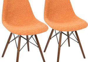 Orange and Grey Accent Chair Lumisource Brady Duo orange Grey and Espresso Accent Chair