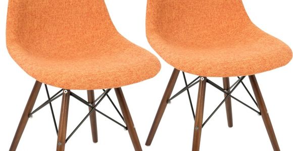 Orange and Grey Accent Chair Lumisource Brady Duo orange Grey and Espresso Accent Chair