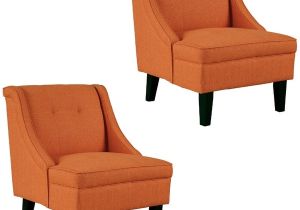Orange and Grey Accent Chair Shop Clarinda orange Accent Chair Clarinda Gray