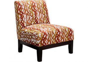 Orange and White Accent Chair Basque Citrus orange Accent Chair Accent Chairs