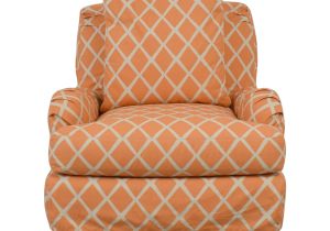 Orange and White Accent Chair Off Lee Industries Lee Industries orange and White