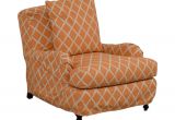 Orange and White Accent Chair Off Lee Industries Lee Industries orange and White