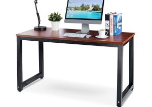 Orbmik Furniture Amazon Com Office Computer Desk 55 Teak Laminated Wooden