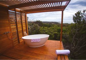 Outdoor Bathtub Accommodation Luxurious Places East Coast Tasmania
