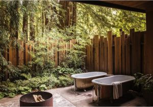 Outdoor Bathtub Airbnb California the New Outdoor Bath 10 Open Air Tubs for Summer soaks