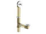 Outdoor Bathtub Drainage Moen Brass Trip Lever Tub Drain assembly In Chrome
