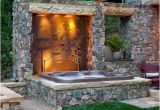Outdoor Bathtub Fire Fire Pit Hot Tub Both Abode