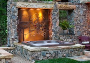 Outdoor Bathtub Fire Fire Pit Hot Tub Both Abode