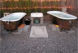 Outdoor Bathtub Heated by Fire This is What A Friend Of Greg S Did with their Backyard