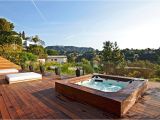 Outdoor Bathtub Los Angeles Los Angeles Hot Tub Decks Deck Contemporary with Sunken