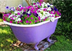 Outdoor Bathtub Planter 11 Creative Ways to Upcycle Old Bathtub