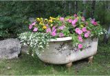 Outdoor Bathtub Planter Unique Planters for Economic Gardening Small Garden Ideas