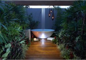 Outdoor Bathtub Tropical Outdoor Bathtubs Creating Spiritual Connection with Nature