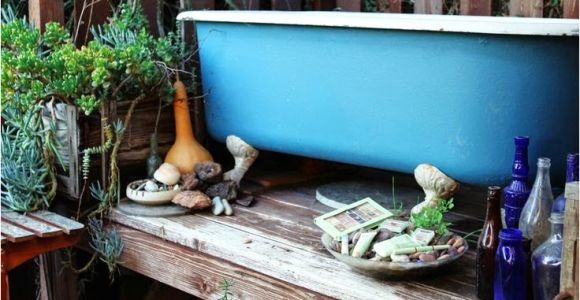 Outdoor Bathtubs Uk Moon to Moon Bohemian Summer Bathroom Inspiration