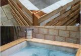 Outdoor Concrete Bathtub Diy Upcycled Pallet Hot Tub S and