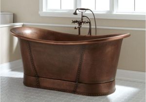 Outdoor Copper Bathtub New 72" Copper soaking Bathtub Tub W Copper Rivets