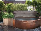 Outdoor Copper Bathtub the Wide World Of Custom Spas Aqua Magazine