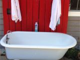 Outdoor Dog Bathtub Outdoor Dog Washing Station took and Old Fence Put It