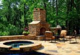 Outdoor Fireplace Bathtub Hot Tub Outdoor Fireplace and Kitchen Love It