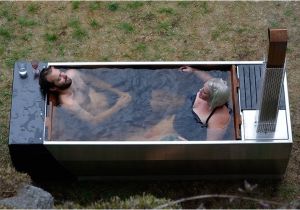 Outdoor Fireplace Bathtub Ox & Monkey soak Wood Fired Hot Tub