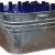 Outdoor Galvanized Bathtub Square Galvanized Tub Metal Wash Tub